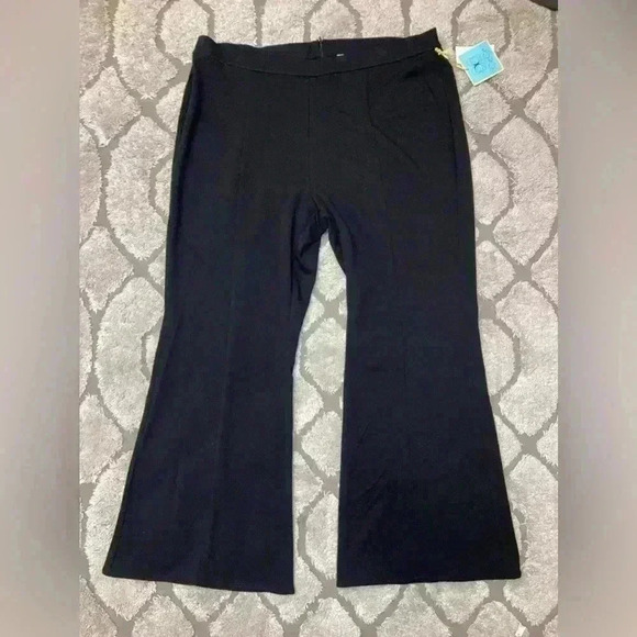 CeCe Flared Leg Pants Black size NEW - Picture 2 of 11